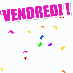 Gif animé Bon vendredi lapin